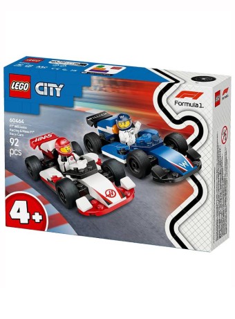 Joc Lego City F1(r) Williams Racing & Haas F1(r) Race Cars (60464)