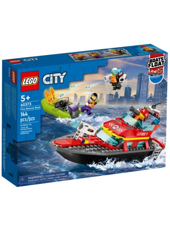 Joc Lego City Fire Rescue Boat (60373)