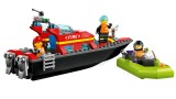 Joc Lego City Fire Rescue Boat (60373)