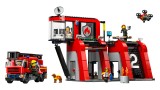 Joc Lego City Fire Station With Fire Truck (60414)