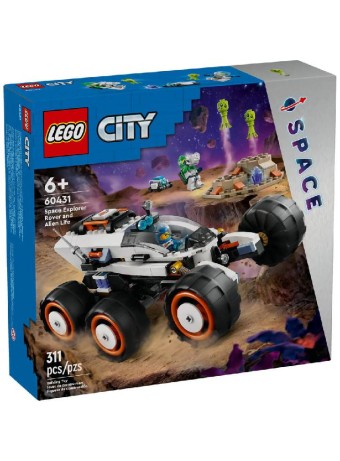 Joc Lego City Space Explorer Rover And Alien Life (60431)