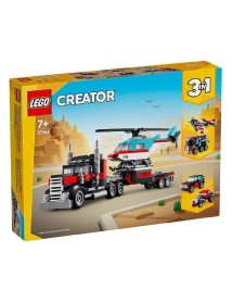 Lego Creator Flatbed Truck With Helicopter (31146) 