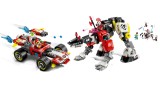 Joc Lego Dreamzzz Coopers Tiger Mech & Zeros Hot Rod Car (71497)