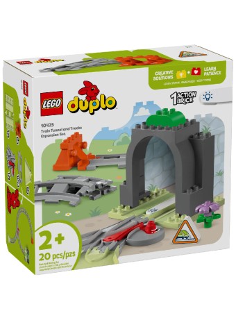Joc Lego Duplo Town Train Tunnel And Tracks Expansion Set (10425)