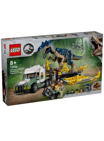 Joc Lego Jurassic World Chaos Theory Dinosaur Missions Allosaurus Transport Truck (76966)