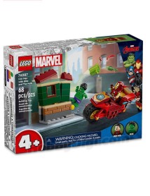 Lego Marvel Iron Man With Bike And The Hulk (76287) 