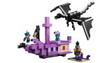 Joc Lego Minecraft The Ender Dragon And End Ship (21264)