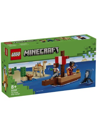 Joc Lego Minecraft The Pirate Ship Voyage (21259)