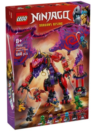 Joc Lego Ninjago Thunderfang Dragon Of Chaos (71832)