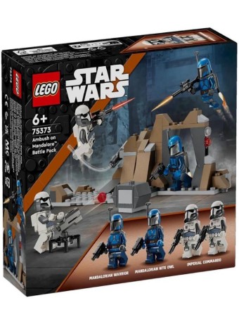 Joc Lego Star Warstm Ambush On Mandaloretm Battle Pack (75373)