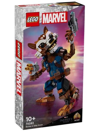 Joc Lego Super Heroes Rocket & Baby Groot (76282)