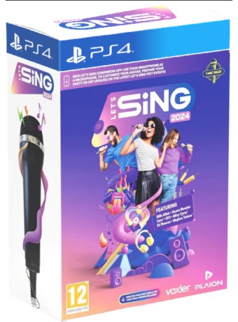 Joc Lets Sing 2024 +1 MIC pentru PS4