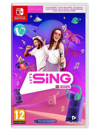 Joc Lets Sing 2025 pentru Nintendo Switch