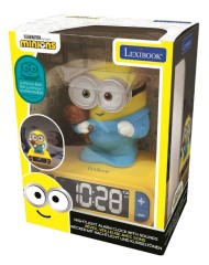 Lexibook Minions 3d Alarm Clock With Night Light (rl800des)