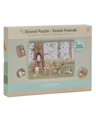 Little Dutch Wooden Sound Puzzle Forest Friends (ld7240)