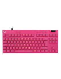 Logitech G Pro X Tkl Rapid Tenkeyless Gaming Keyboard Pink Nordic 