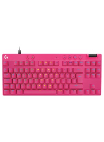  Logitech G Pro X Tkl Rapid Tenkeyless Gaming Keyboard Pink Nordic pentru PC