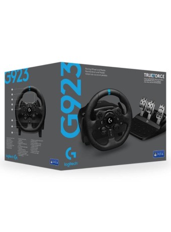  Logitech G923 Racing Wheel & Pedals pentru PS5 / PS4 / PC
