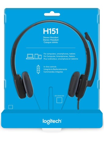  Logitech H151 Headset With Microphone pentru PC
