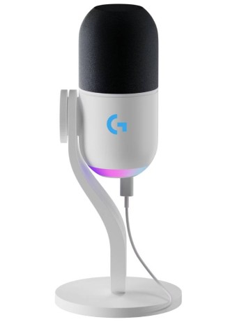  Logitech Yeti Gx Dynamic Rgb Gaming MIC & Lightsync Off White pentru PC