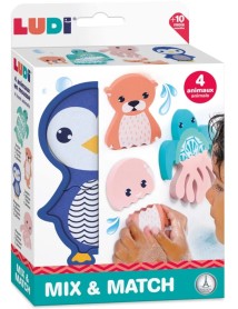 Ludi MIX & Match Foam Animals For The Bath (lu40078) 