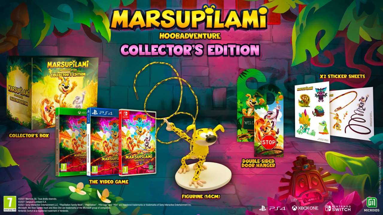 Joc Marsupilami Hoobadventure Collectors Edition pentru Nintendo Switch