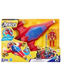 Marvel Avengers Iron Man Repulsor Blast Battle Jet (f9329) 