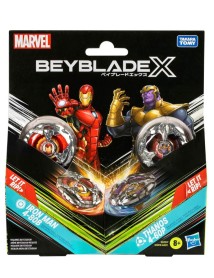 Marvel Bey Blade X Iron Man 4-80b Vs. Thanos 4-60p (g0287) 