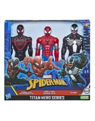 Marvel Spider Man Titan Hero S3 Spider Man Miles Morales , Spider Man Armored Venom F5809