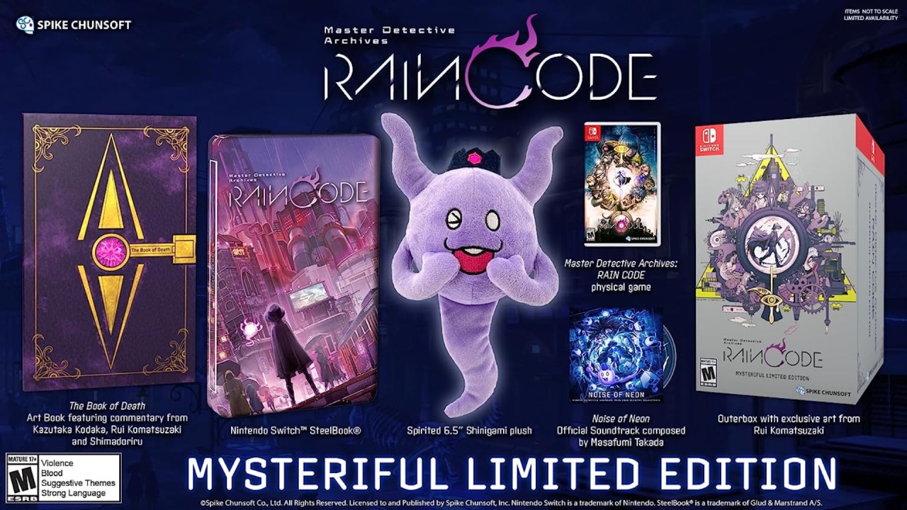 Joc Master Detective Archives Rain Code Mysteriful Limited Edition pentru Nintendo Switch
