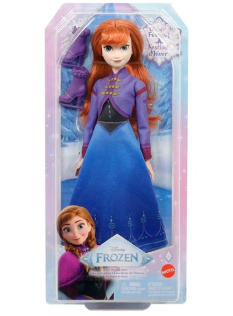 Papusa Mattel Frozen Ice Skating Anna (jbg54)