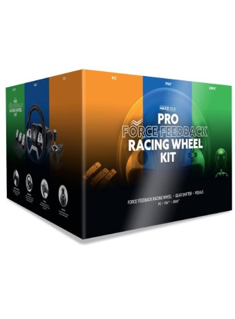  Maxx Tech Pro Ff Racing Wheel Kit Wheel 3 Pedal Set & Shifter Xbox pentru PS4 / XBOX SERIES / Xbox One / PC