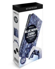 Maxx Tech Slim Faceplates + Controller Faceplates Blue Wave Camo