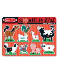 Melissa & Doug Farm Animals Sound Puzzle (50204)