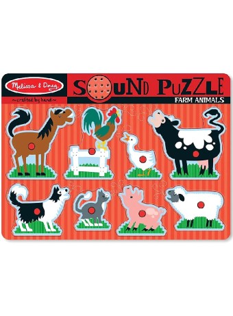  Melissa & Doug Farm Animals Sound Puzzle (50204)