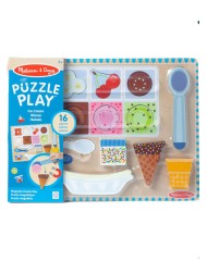 Melissa & Doug Ice Cream Wooden Magnetic Puzzle (31006)