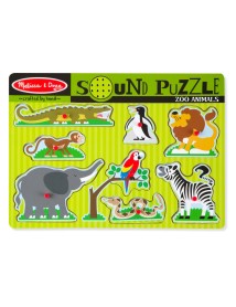 Melissa & Doug Zoo Animals Sound Puzzle (10727) 