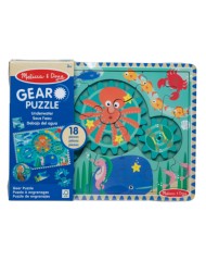 Melissa And Doug Underwater Wooden Gear Puzzle (31003)