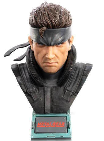Figurina Joc Metal Gear Solid Solid Snake Grand Scale Bust 30 CM