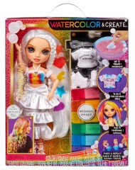 Mga Entertainment Rainbow High Watercolor & Create Fashion Doll, Brown Eyes (507598)