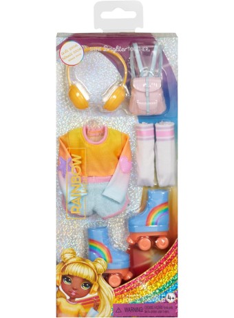 Papusa Mga Rainbow High Fashion Pack Skate Social (521655)