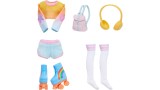 Papusa Mga Rainbow High Fashion Pack Skate Social (521655)