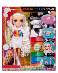 Mga Rainbow High Watercolor & Create Fashion Doll, Purple Eyes (507581)