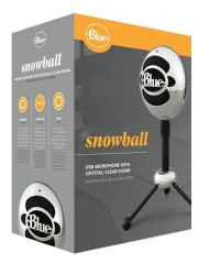 Microfon Blue Snowball Brushed Aluminum