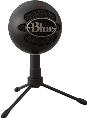  Microfon Blue Snowball Gloss Negru pentru Pc