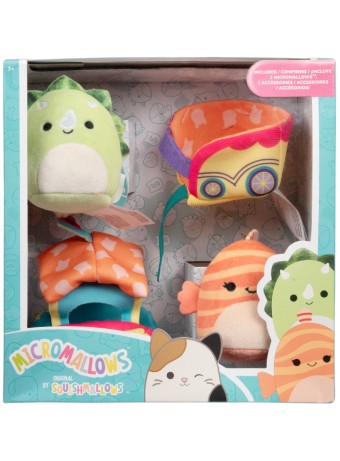 Jucarie Plus Micromallows Plush Accessory Set Ticket To Ride (sqmm0015)