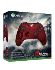 Microsoft Official Wireless Controller Gears Of War 4 Crimson Omen Red Grey