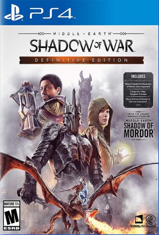Joc Middle Earth Shadow Of War Definitive Edition pentru PS4