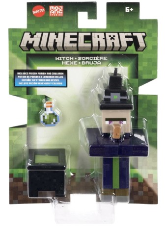 Figurina Joc Minecraft Biome Build Witch 8cm Jcn32