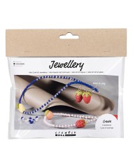 Mini Craft Kit Jewellery Necklace & Earrings Royal Blue (977725)